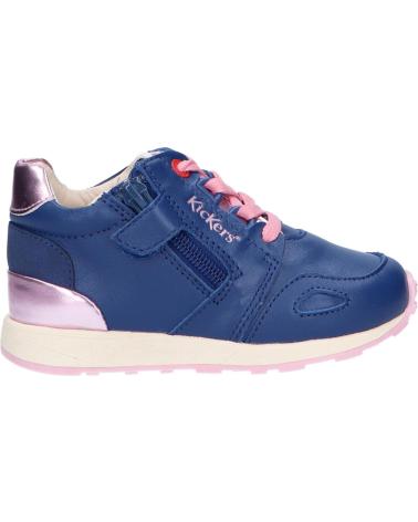 Scarpe sport KICKERS  per Bambina e Bambino 829780 DENVER MID  52 BLEU ROSE