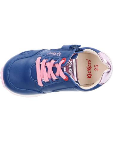 Zapatillas deporte de Niña y Niño KICKERS 829780 DENVER MID 52 BLEU ROSE