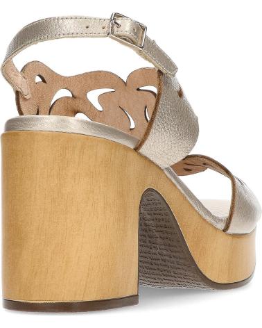 Sandalias de Mujer WONDERS SANDALIAS CON TACON AURORA L1023 PLATINO 