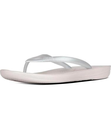 Woman Flip flops FITFLOP CHANCLAS IQUSHION ERGONOMIC E54 SILVER