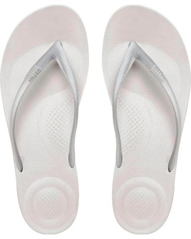 Woman Flip flops FITFLOP CHANCLAS IQUSHION ERGONOMIC E54 SILVER