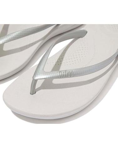 Woman Flip flops FITFLOP CHANCLAS IQUSHION ERGONOMIC E54 SILVER
