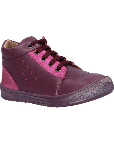 Botines de Niña KICKERS 829930 BILOP 143 VIOLET FONCE METALLISE