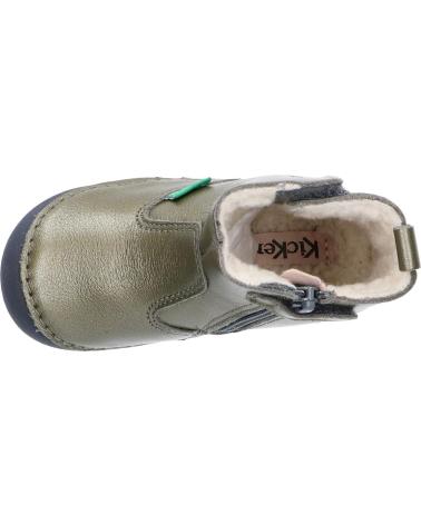 Botas de Niña KICKERS 830370 SOCOOL CHO 16 ARGENT