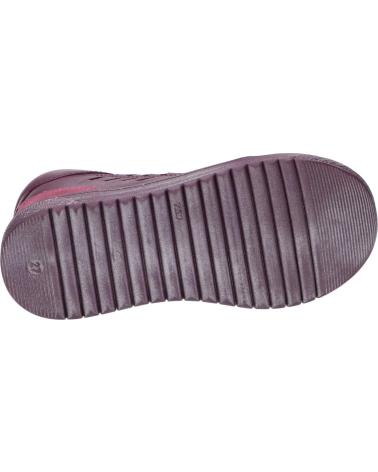 Botines de Niña KICKERS 829930 BILOP 143 VIOLET FONCE METALLISE