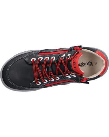Zapatos de Niño KICKERS 830100 JOULA 82 NOIR ROUGE