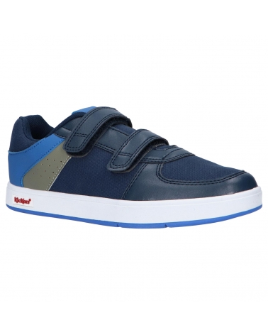 boy Zapatillas deporte KICKERS 686200 GREADY LOW CDT  103 MARINE BLEU