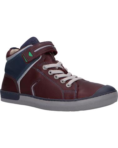 Botas de Niño KICKERS 830090 IRELAS 93 MARRON FONCE MARINE