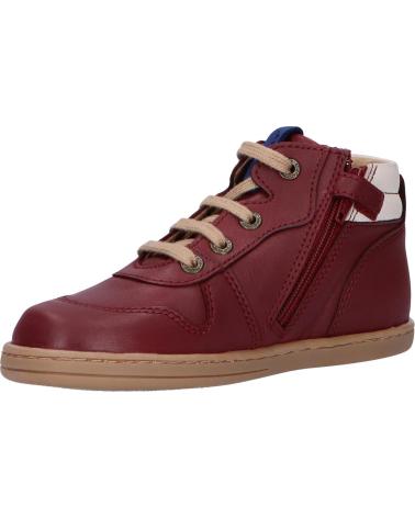 Botas de Niña y Niño KICKERS 829890 TACKFLO 182 BORDEAUX BLANC BLEU