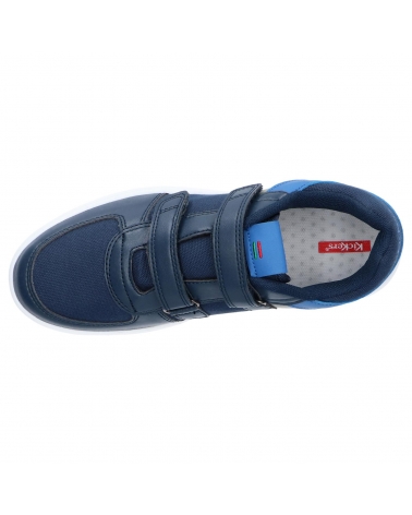 boy Zapatillas deporte KICKERS 686200 GREADY LOW CDT  103 MARINE BLEU