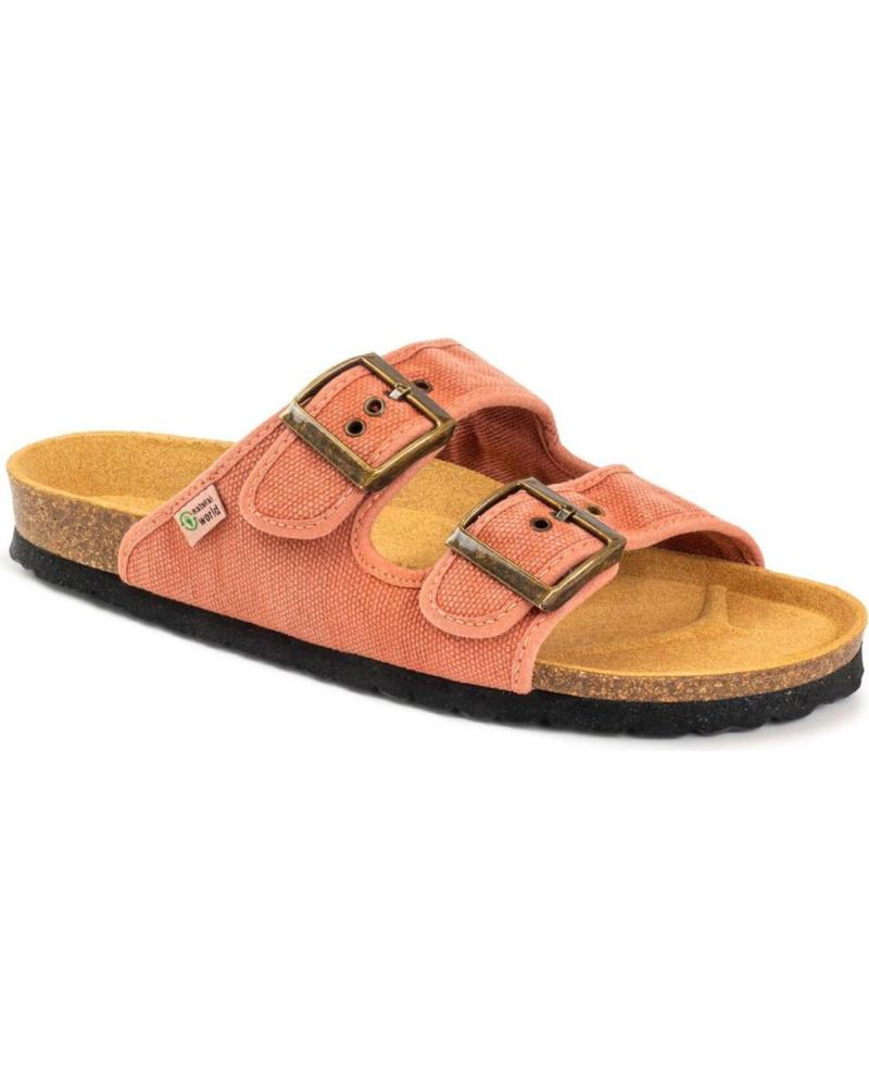 Sandali De Mujer NATURAL WORLD SANDALIAS PLANAS 7001E NARANJA