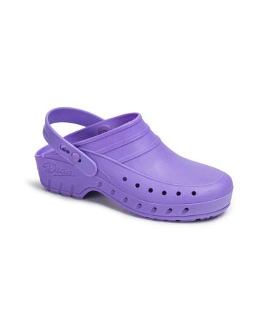 Sandalias de Mujer DIAN ZUECOS 02-S PERFORADO VIOLETA MORADO 