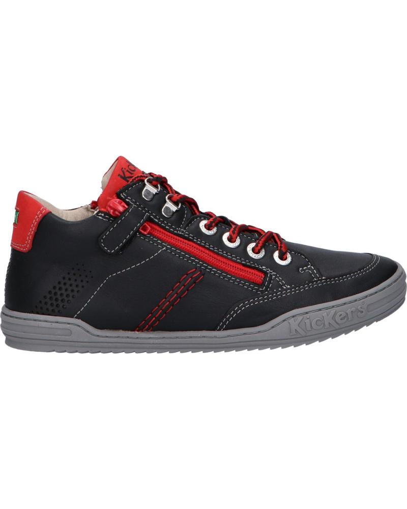 Zapatos de Niño KICKERS 830100 JOULA 82 NOIR ROUGE