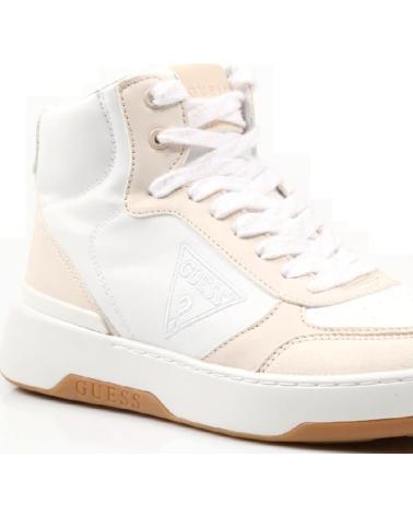 Botines de Mujer GUESS MAEGA FL5MAE ELE12 WHITE CREAM BLANCO
