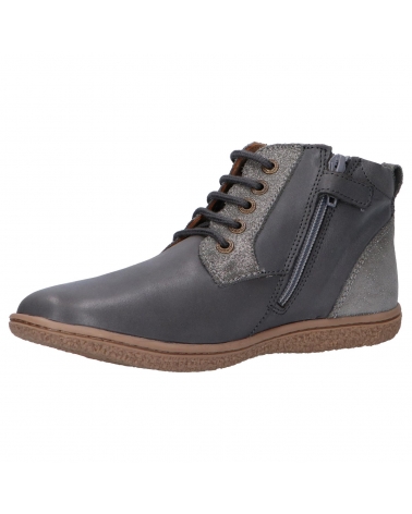 Botines KICKERS  de Niña y Niño 830070 VETIGO  123 GRIS ARGENT METALLISE