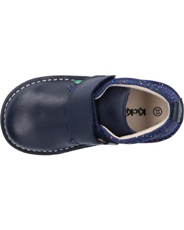 Botines de Niña y Niño KICKERS 829900 TYPTOP 10 MARINE FONCE POIS MULTICO