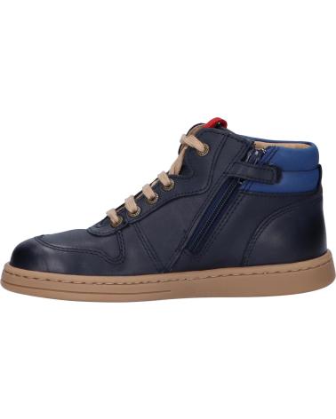 Botas de Niña y Niño KICKERS 829890 TACKFLO 103 MARINE BLEU ROUGE