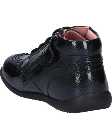 Bottines pour Fille KICKERS 742760 BILLISTA ZIP 83 NOIR VERNIS PERM