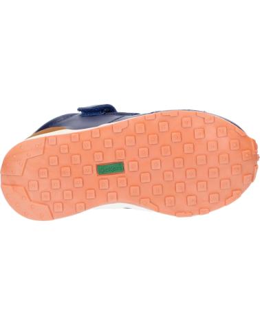 Zapatillas deporte de Niña y Niño KICKERS 829781 DENVER MID 102 MARINE JAUNE