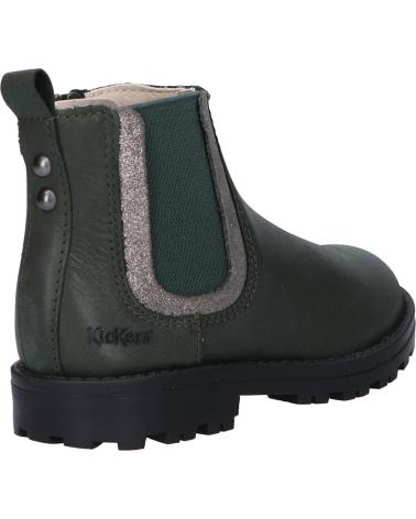 Botas de Niña KICKERS 830030 GROOKY 202 KAKI ARGENT