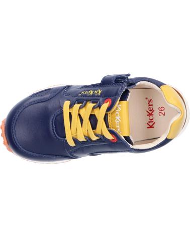 Zapatillas deporte de Niña y Niño KICKERS 829781 DENVER MID 102 MARINE JAUNE