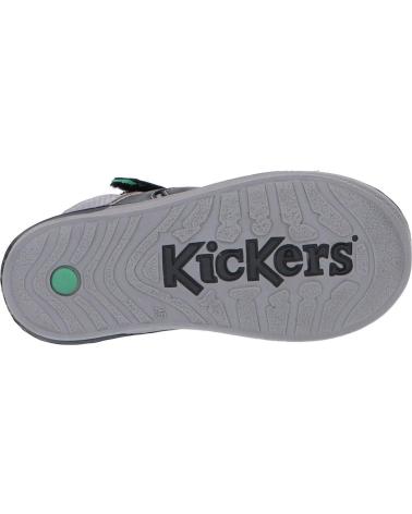 Botas de Menino KICKERS 830090 IRELAS 81 NOIR GRIS