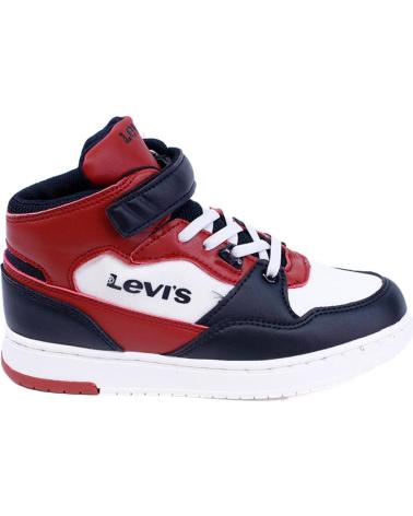 Sportivo per Bambino LEVIS BLOCK  Y NEGRO ROJO