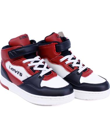 Sportivo per Bambino LEVIS BLOCK  Y NEGRO ROJO