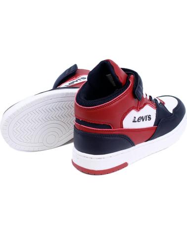 Sportivo per Bambino LEVIS BLOCK  Y NEGRO ROJO