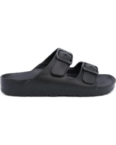 Chanclas de Hombre  NEW ONE - CHANCLA HOMBRE DOS HEBILLAS NEGRO