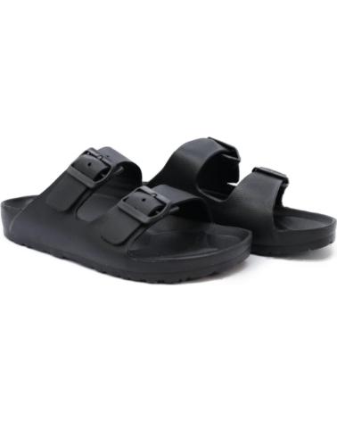 Chanclas de Hombre  NEW ONE - CHANCLA HOMBRE DOS HEBILLAS NEGRO
