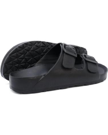 Chanclas de Hombre  NEW ONE - CHANCLA HOMBRE DOS HEBILLAS NEGRO
