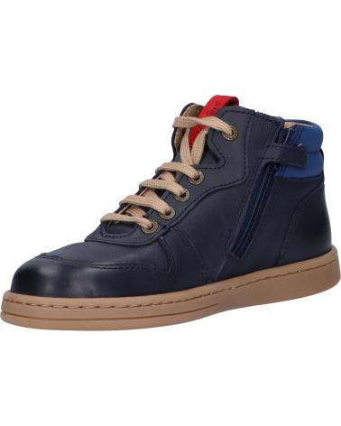 Botas de Niña y Niño KICKERS 829890 TACKFLO 103 MARINE BLEU ROUGE