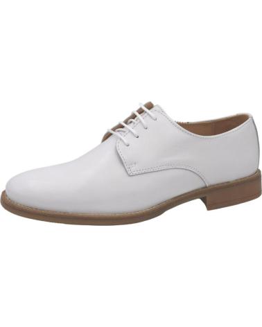 Zapatos de Hombre  ZAPATOS DE PIEL LISOS UNIFORME BLANCO