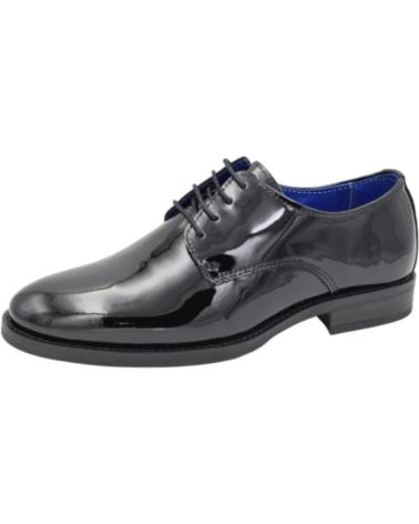 Zapatos OTRAS MARCAS  de Hombre ZAPATOS OXFORD DE PIEL CHAROL HOMBRE  NEGRO