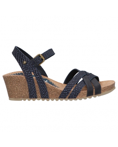 Sandalias PANAMA JACK  de Mujer VERA SNAKE B2  NAPA MARINO