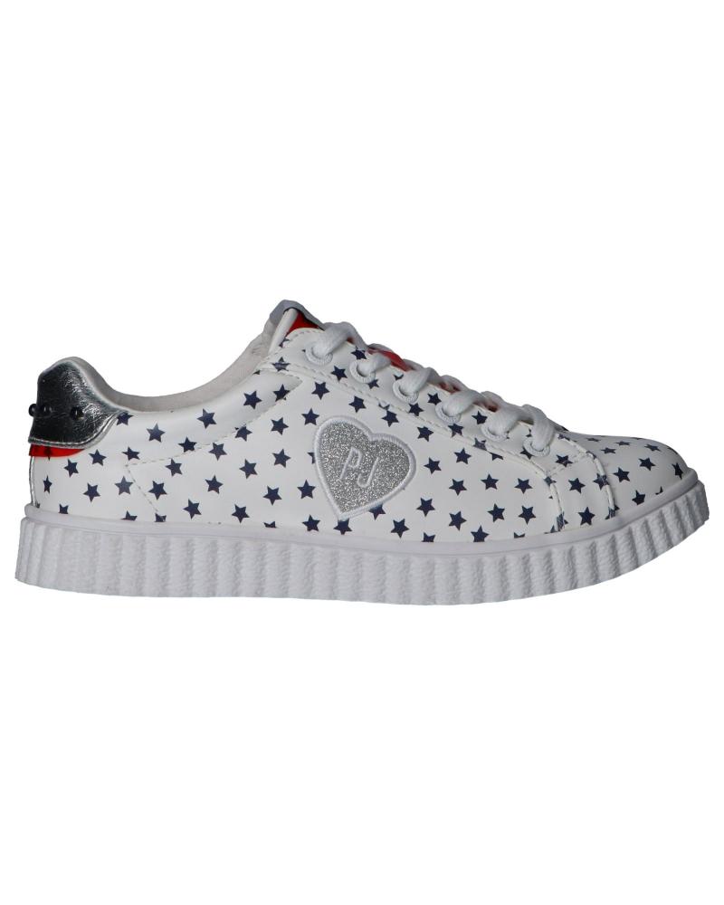 Woman and girl Trainers PEPE JEANS PGS30387 TAYLOR STARS 800 WHITE
