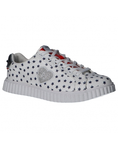 Woman and girl Trainers PEPE JEANS PGS30387 TAYLOR STARS 800 WHITE