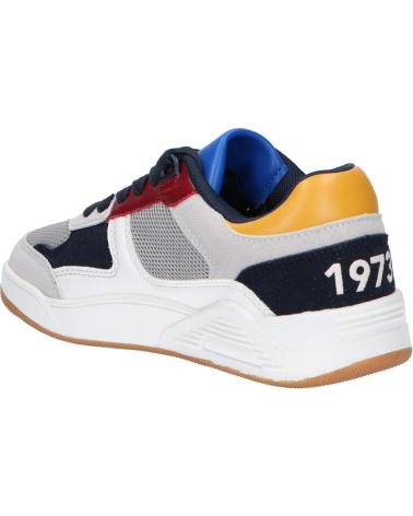 Woman and girl and boy sports shoes PEPE JEANS PBS30460 KURT SKATE  803 OFF WHITE
