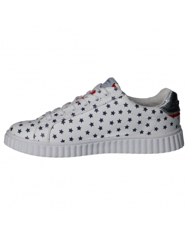 Woman and girl Trainers PEPE JEANS PGS30387 TAYLOR STARS 800 WHITE