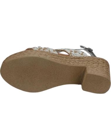 Sandalen für Damen BUITTOS OF COLORS SANDALIA PIEL 2 PIEZAS BT3 BLANCO