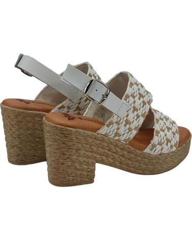 Sandalen für Damen BUITTOS OF COLORS SANDALIA PIEL 2 PIEZAS BT3 BLANCO
