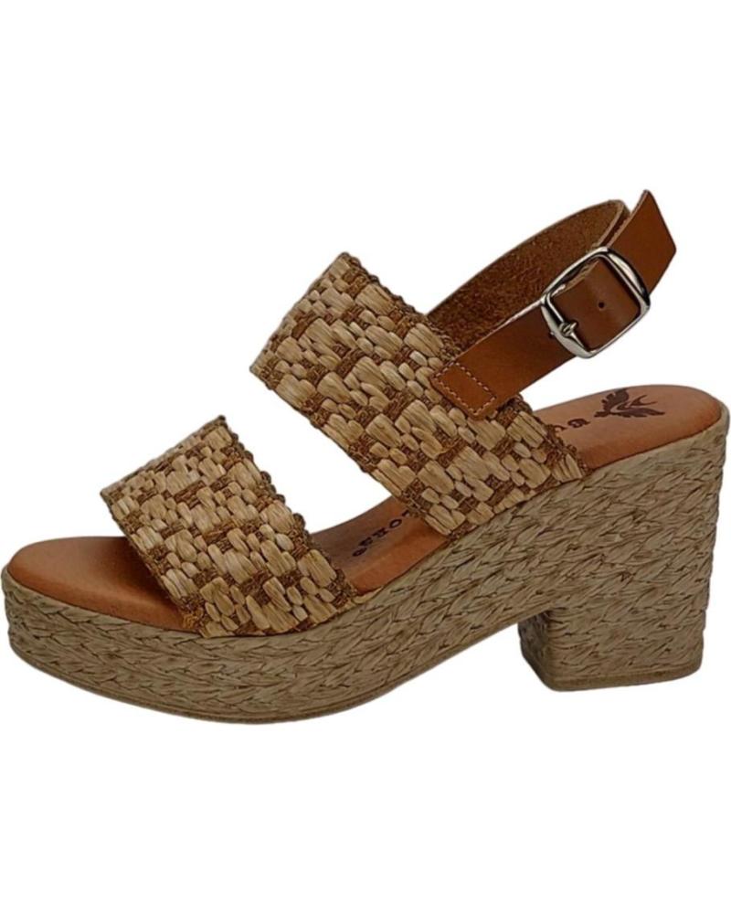 Sandalias de Mujer BUITTOS OF COLORS SANDALIA PIEL 2 PIEZAS BT3 TERRA