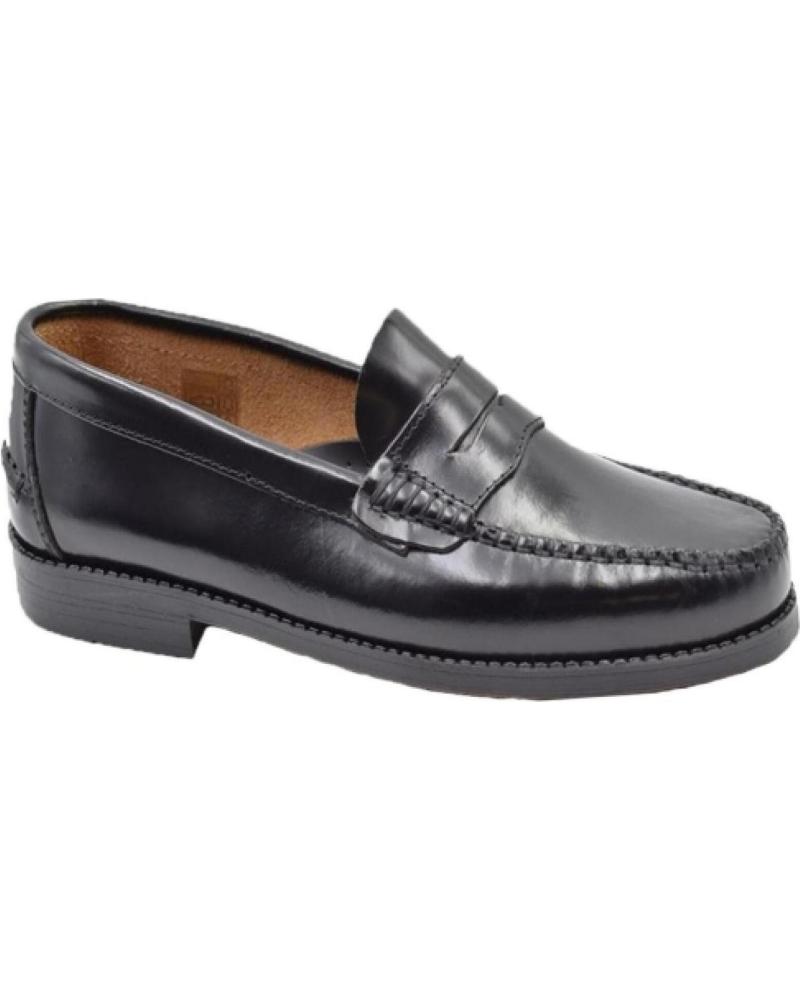 Zapatos de Hombre y Niño  CASTELLANOS PIEL S CON ANTIFAZ HOM NEGRO