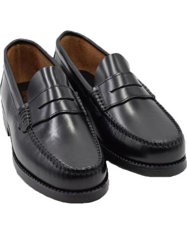 Zapatos de Hombre y Niño  CASTELLANOS PIEL S CON ANTIFAZ HOM NEGRO