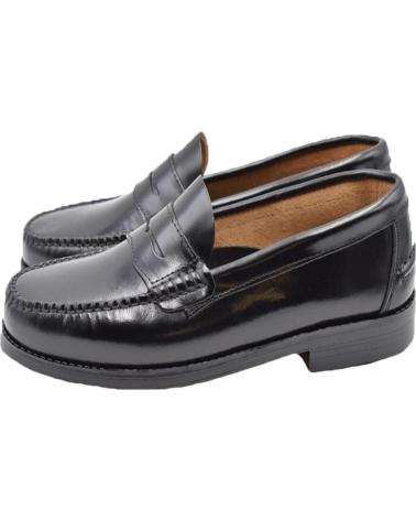 Zapatos de Hombre y Niño  CASTELLANOS PIEL S CON ANTIFAZ HOM NEGRO