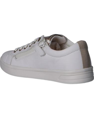 girl sports shoes GEOX J024MH 00085 J DJOCK  C1ZH8 WHITE-ROSE GOLD