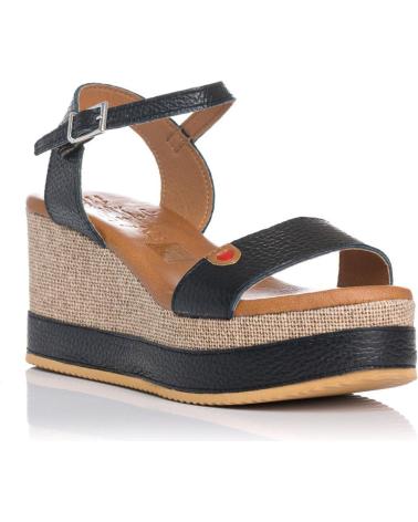 Sandalias RIVERA  de Mujer CUNA PLANTILLA GEL 5248  NEGRO