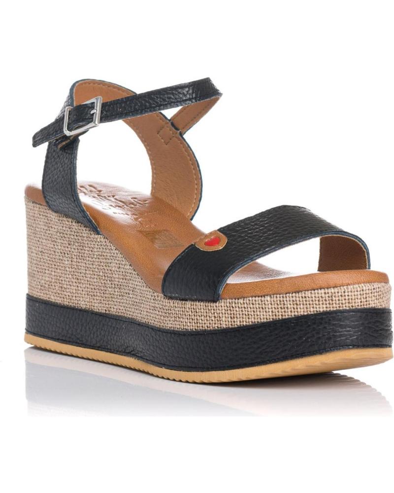 Sandals De Mujer RIVERA CUNA PLANTILLA GEL 5248 NEGRO