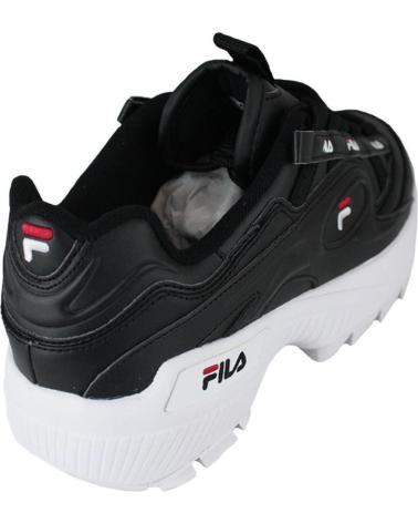 Zapatillas deporte de Hombre FILA D-FORMATION BLACK-WHITE-RED NEGRO